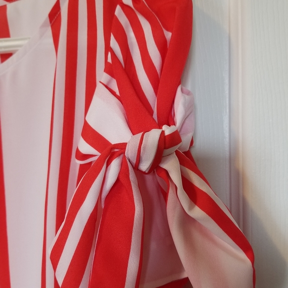 BANANA REPUBLIC - Stripe Blouse- Size S/P - Picture 2 of 3